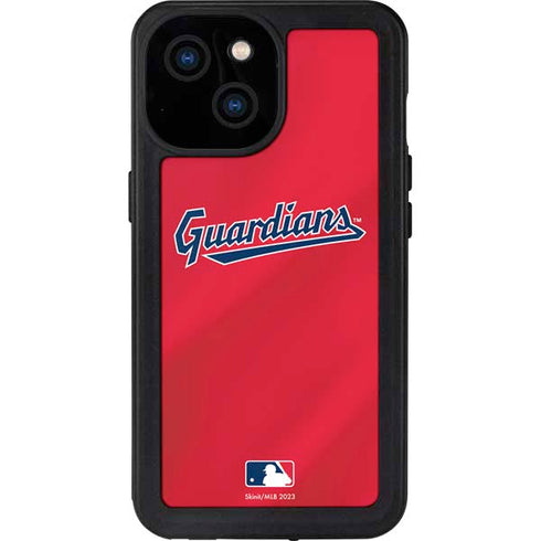 MLB Cleveland Guardians Alternate Road Jersey iPhone 15 Waterproof Case